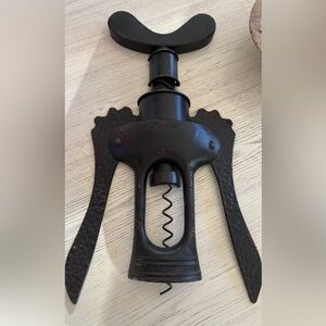 Vintage Black Corkscrew wall decor